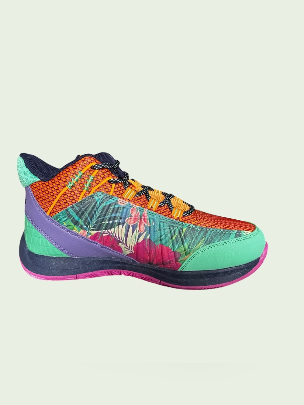 AND1 Explosive T  US Size 6Y/ Size 7.5 Women Tropical Floral